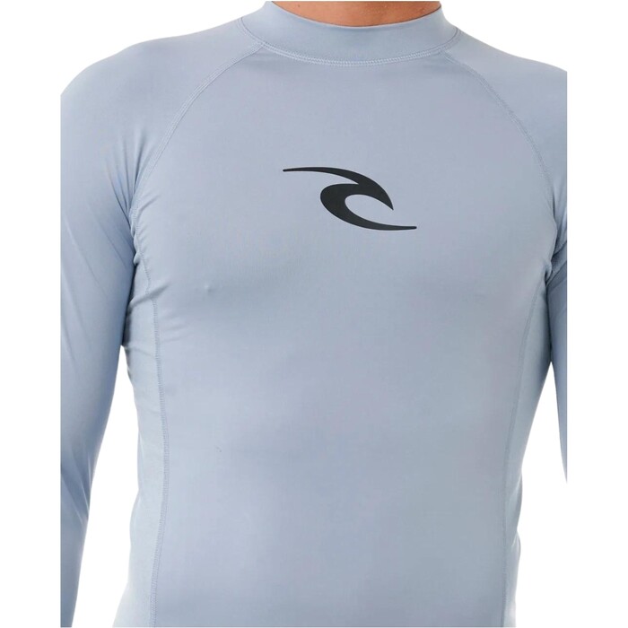 Rip Curl Mnner 2024 Waves UPF Perf Long Sleeve Lycra Weste 141MRV - Sparky Blue